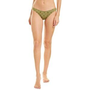 Risk Women’s Bikini Bottoms Cheeky Thong Nude Black Size XS boho chic